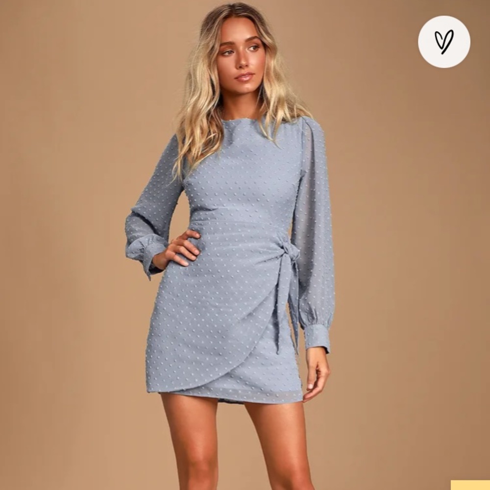 Lulu's Blue Mini Dress